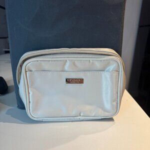 Small Cream/Grey Bvlgari travel bag